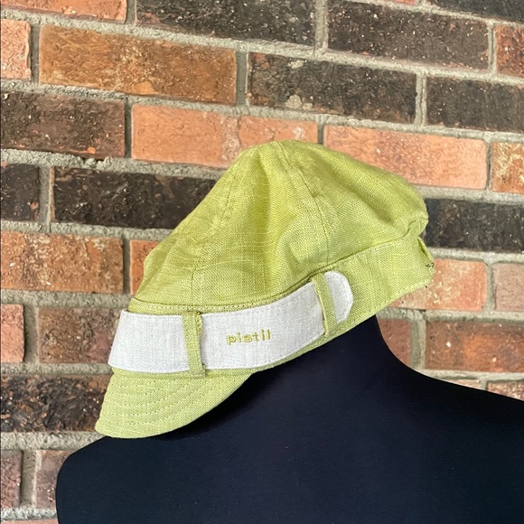 Pistil Like Green and Cream Hat - Picture 1 of 5